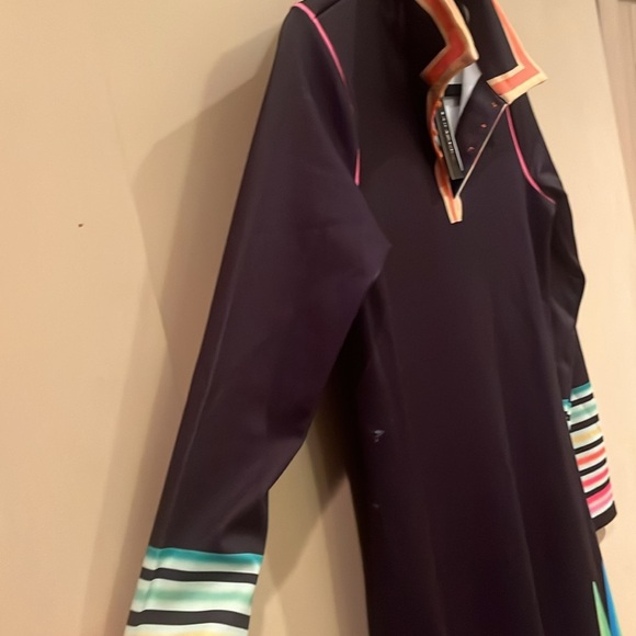 UOoZee life is amazing midi dress with rainbow colors size small NWT - Picture 4 of 13